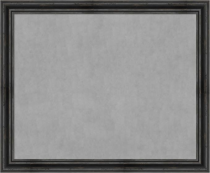 Amanti Art Black Framed Magnetic Board 37x45 X-Large Vision Board by AmantiArt