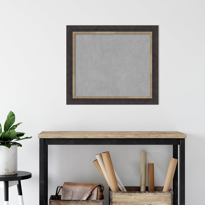 Amanti Art Black Framed Magnetic Board 25x29 Medium Vision Board - Image 5