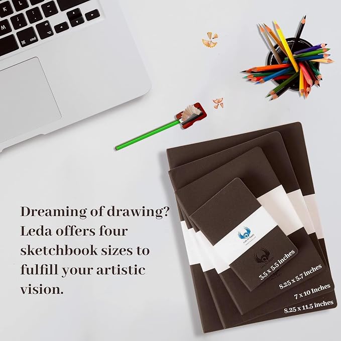 Softcover Sketch Book, A4 Sketchbook - Image 9