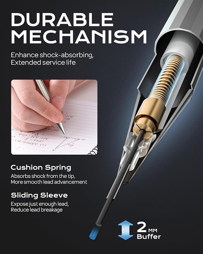 Nicpro 4 Pack Mechanical Pencil 0.7mm - Image 3