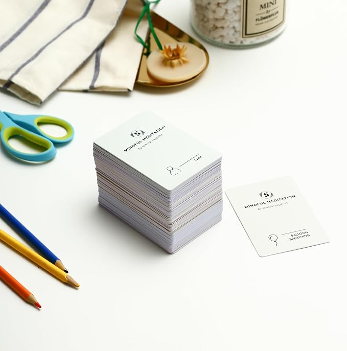 Special Supplies 101 Mindfulness & Meditation Cards Daily Self Care Kit - Image 8