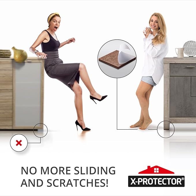Non Slip Furniture Pads 8 pcs 1 1/2" X-Protector - Image 6