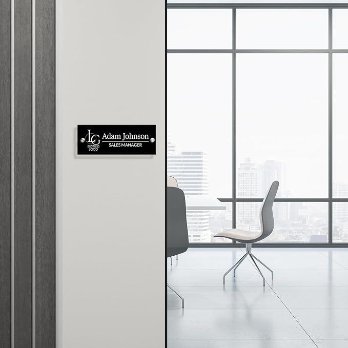 Custom Name Plates for Doors Personalized Wall Name Signs Office Workspace - Image 3