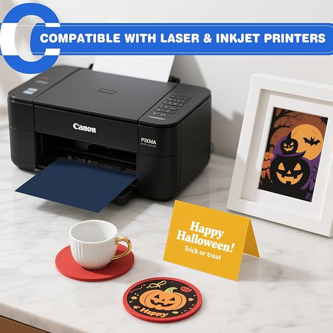 Colored Cardstock 8.5 x 11, 200 Sheets Heavyweight Cover Cardstock Printer - Image 3