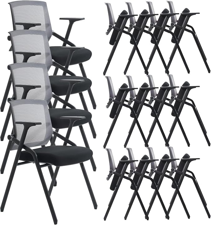 BLANEDUO, 16 Pack Conference Room Chairs, Folding Office Desk Chair by BLANEDUO