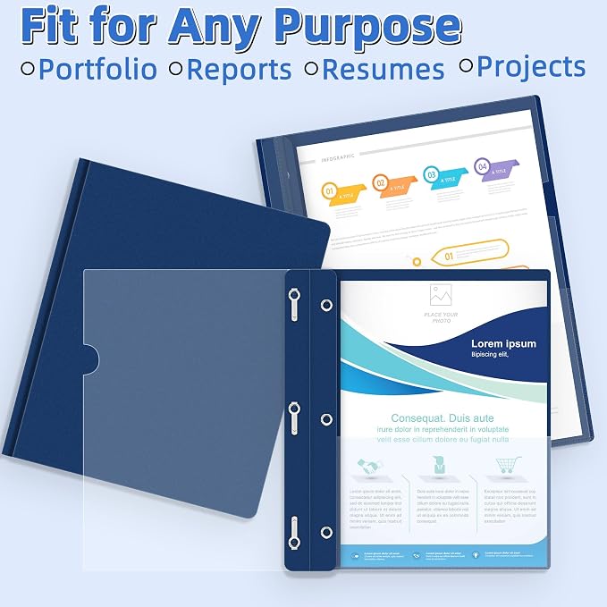 HAUTOCO 30 Pack Plastic Report Covers - Image 7