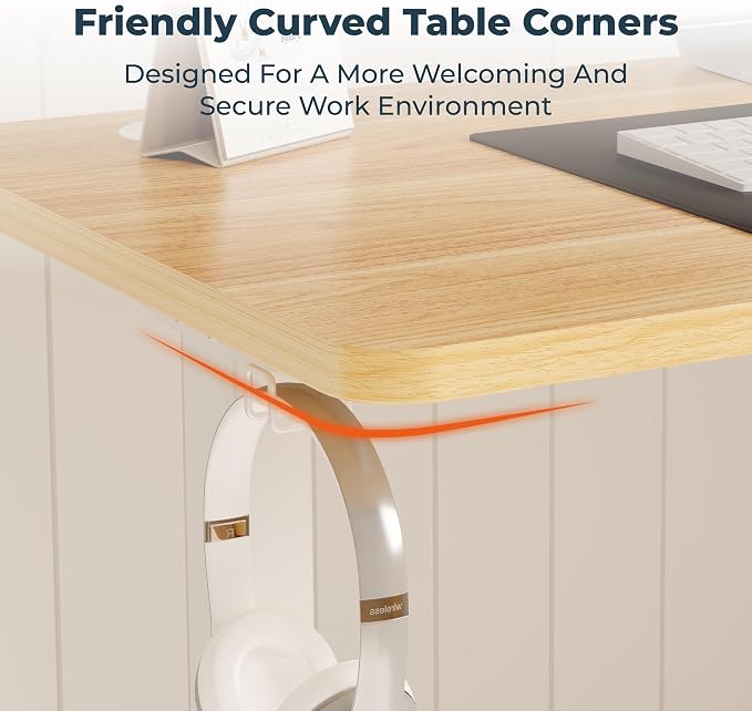 Adjustable Stand Up Desk with Memory Preset, Electric Standing Desk 55x 24 Inch - Image 7