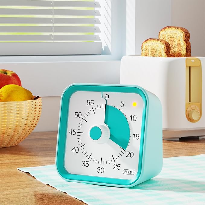 Visual Timer for Kids with Pause Function, 60 Minute Countdown Timer for Kids - Image 2