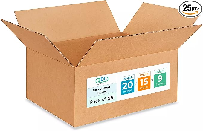 IDL Packaging - Large Durable Moving Boxes - Extra Strength 200 lb vs Regular - by IDLPackaging