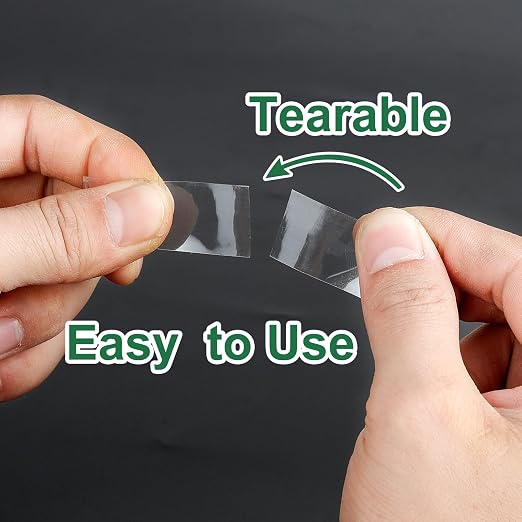 JACMD 12 Rolls Clear Tape, Transparent Tape Refills, Gift Wrap Tape 3/4 * 1000 - Image 5