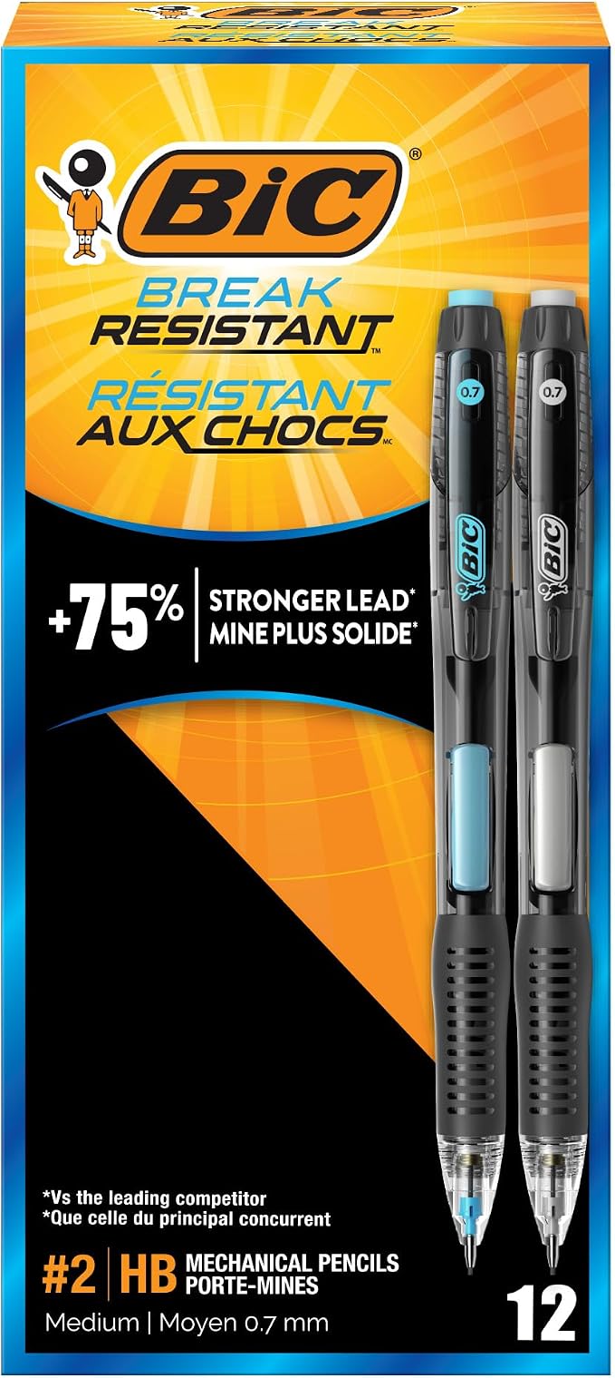 BIC Break Resistant Mechanical Pencils by BIC
