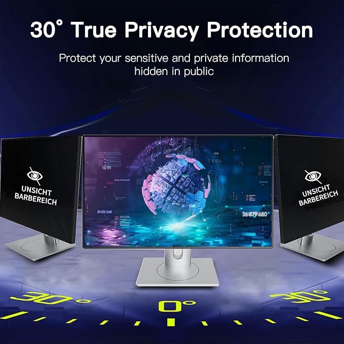 2 Pack Magnetic Hanging Computer Privacy Screen 27 Inch - Image 4