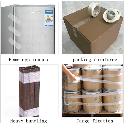 CHUANGSEED 2-Pack Mono Filament Strapping Tape 6.2mil x 2Inch x 30yds Commodity - Image 6