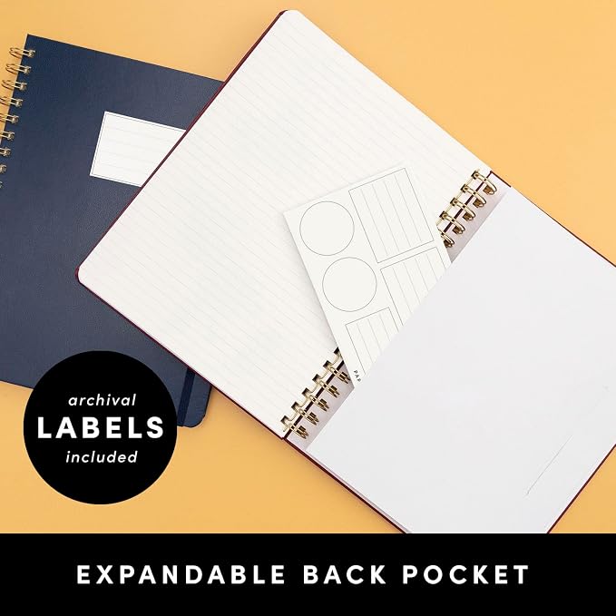 PAPERAGE Lined Spiral Journal Notebook, 160 Pages, Large B5 Hardcover Journal - Image 5