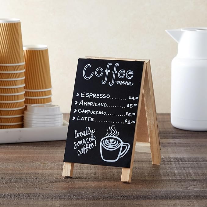 Juvale Mini Chalkboard Easel Signs - Image 3
