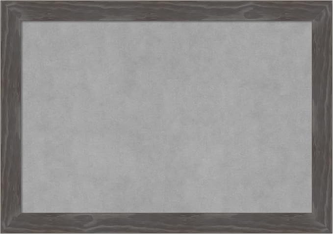 Amanti Art Grey Framed Magnetic Board 19x27 Medium Vision Board by AmantiArt