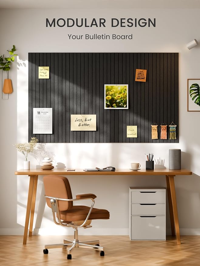 Bumusty Large Cork Board Alternative-36 x24 Felt Bulletin Board Tiles, - Image 6