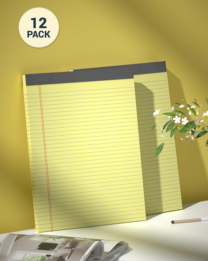 24 Pack Legal Pads 8.5 x 11 College Ruled Writing Pads, 720 Sheets Legal Note - Image 8