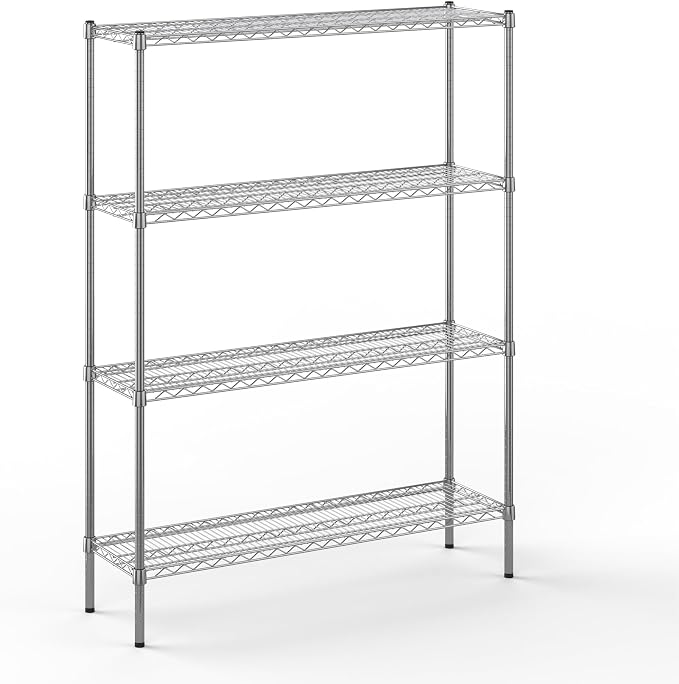 Regal Altair 14" Deep x 48" Wide x 64" Height Wire Shelving Kit | 4-Tier | NSF by Regal+Altair