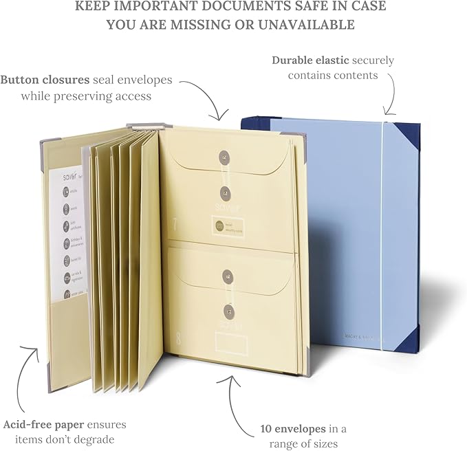 Savor | The Folio™ Document Organizer 2025 Edition | Premium Life Binder - Image 4