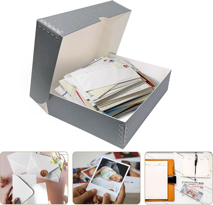 Lineco, 9x12 Clamshell Archival Folio Storage Box, Acid-Free - Image 2