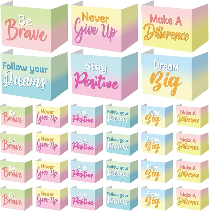 Honoson 24 Pcs Bulk Inspirational Privacy Folders by Honoson