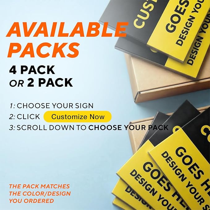 SPEEDYOOKS Custom Outdoor Metal Sign, Personalized Aluminum, Customized Safety - Image 4