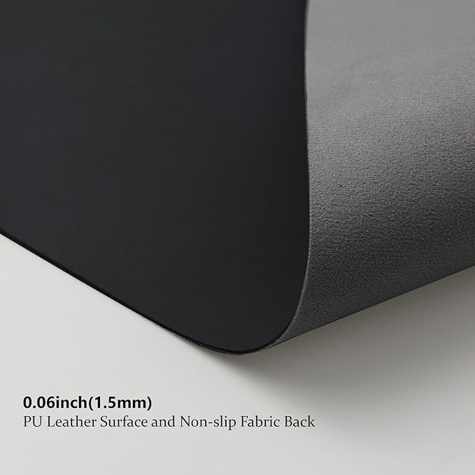 Large Desk Mat - 47.2"x 17" Non-Slip PU Desk Pad - Image 3