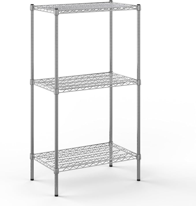 Regal Altair 18" Deep x 30" Wide x 54" Height Wire Shelving Kit | 3-Tier | NSF by Regal+Altair