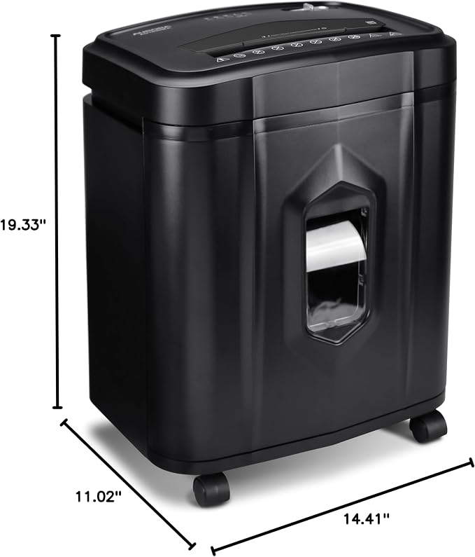 Aurora AU1225MA High-Security 12-Sheet Micro-Cut Paper and CD/Credit Card - Image 8