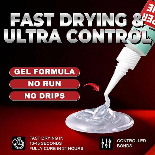 Super Glue Gel Pro, All Purpose CA Glue - Image 3