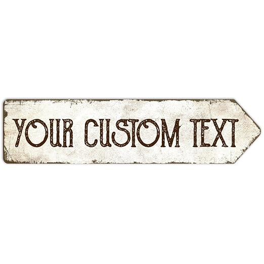 Rustic Custom Sign, Personalized Metal Signs, Gift by SigoSigns