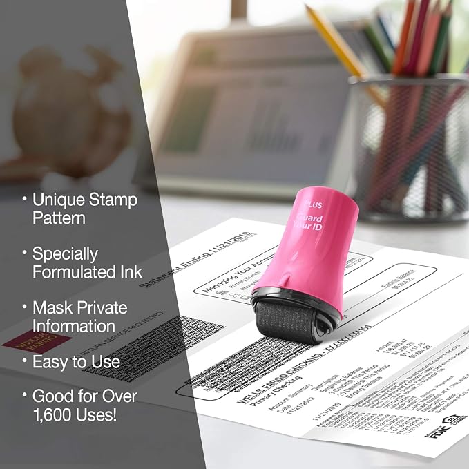 Guard Your ID Wide Advanced Roller 2.0 Identity Theft Prevention Security Stamp - Image 7