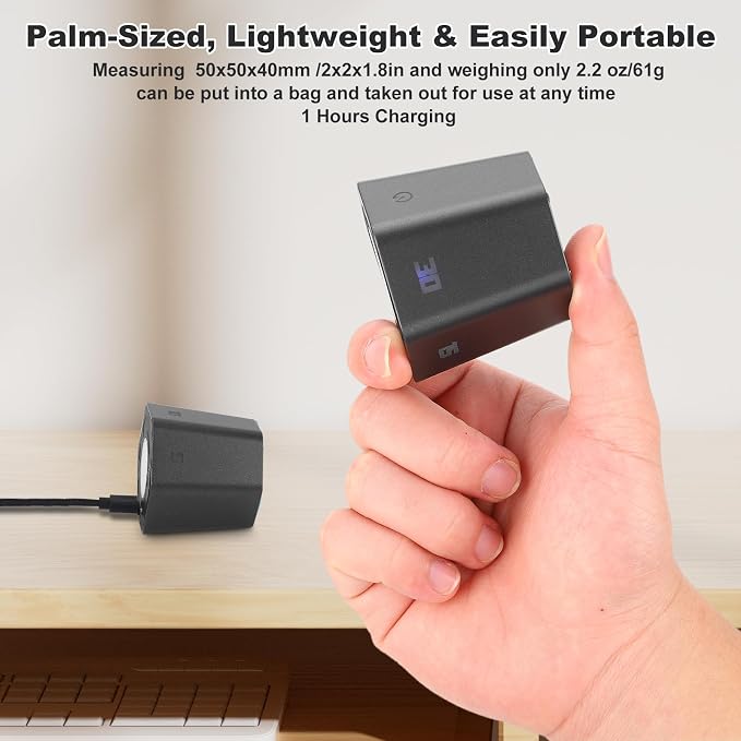 Pomodoro Productivity Timer Cube, Flip Clock, Pause & Resume, Magnetic - Image 7