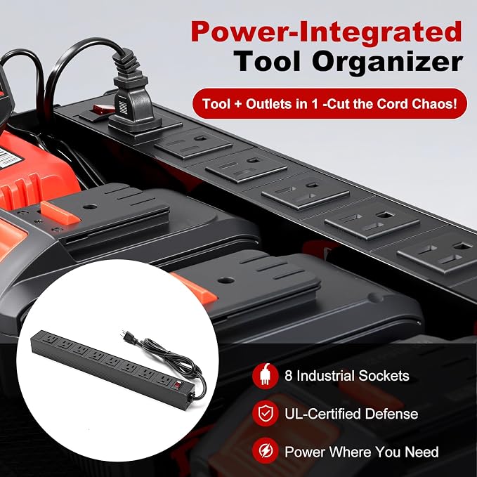 ERVNYNT 3 layers power tool organizer Loads 150lbs - Image 3