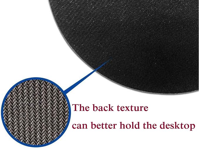 Round Mouse Pad, Anti Slip Rubber Round Cute Turtle Mousepads Desktops Gaming - Image 3