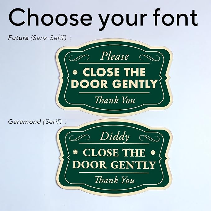 Custom Decorative Outdoor Signs, Personalized Aluminum Signs, Heavyweight - Image 9