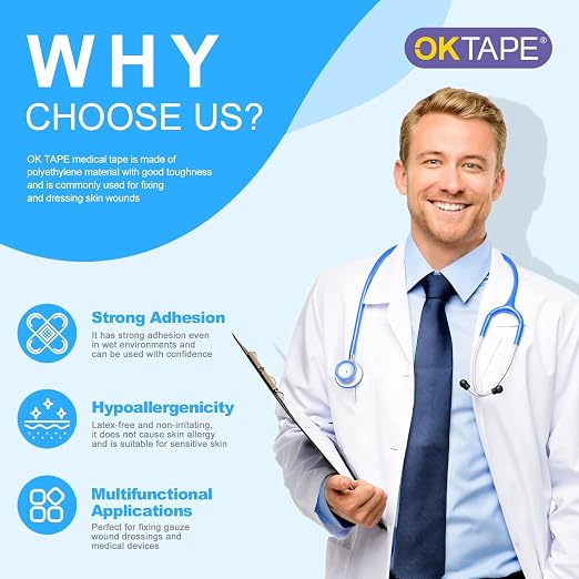 OK TAPE OKPore Transparent Medical Tape - Image 2