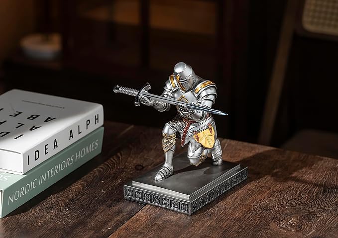 NCQIXIAO Templar Vanguard Soldier Pen Holder Pencil Stand Desk Organizers and - Image 9