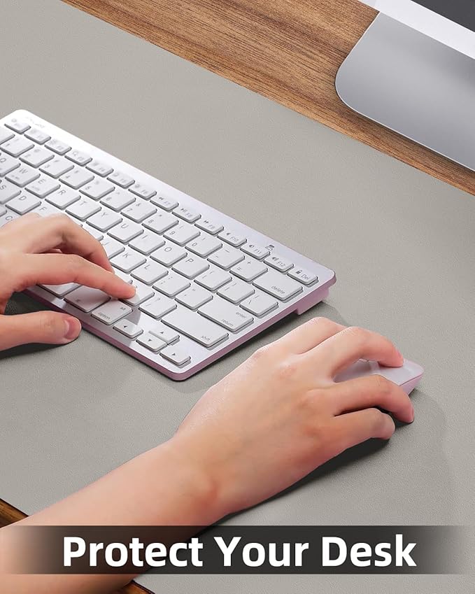 Extra Large Desk mat, Leather Desk Pad Protector, Office Desk Mat, Mouse Pad - Image 3