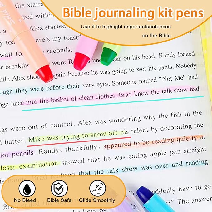 ZAYSWDNS 55 Pcs Bible Journaling Kit - Image 4
