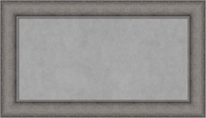 Amanti Art Grey Framed Magnetic Board 16x28 Small Vision Board by AmantiArt