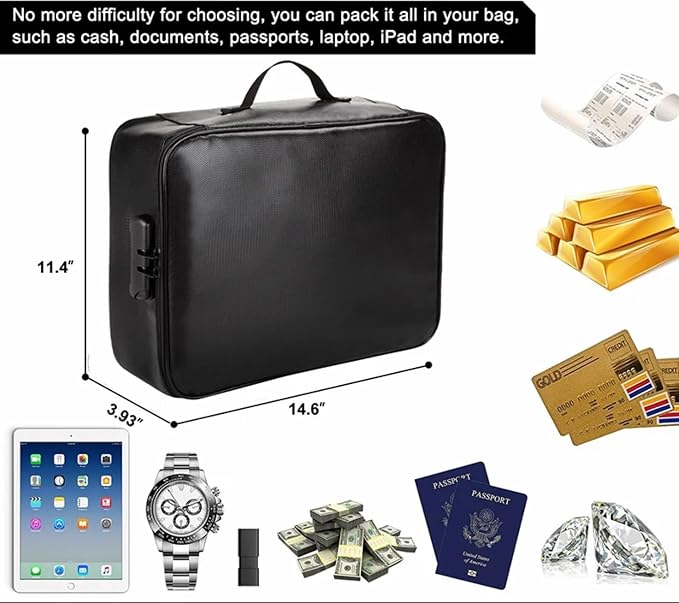 Fireproof Document Organizer, Large Size - Image 4