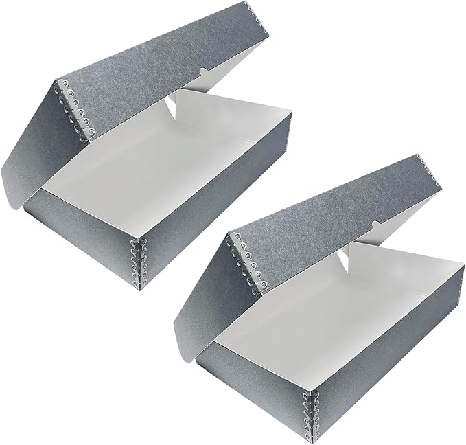 Lineco, 9x12 Clamshell Archival Folio Storage Box, Acid-Free by Lineco