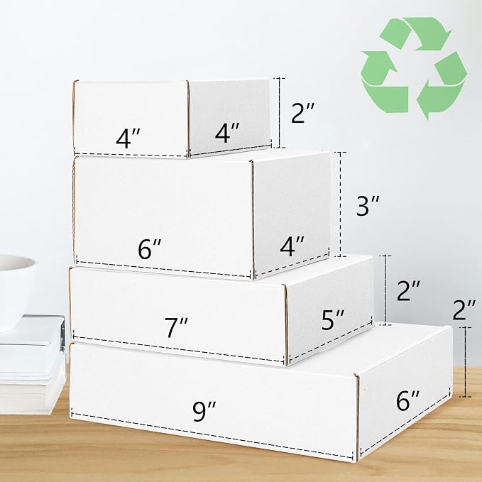 Eupako 6x4x3 Shipping Boxes Small Corrugated Cardboard Box - Image 7