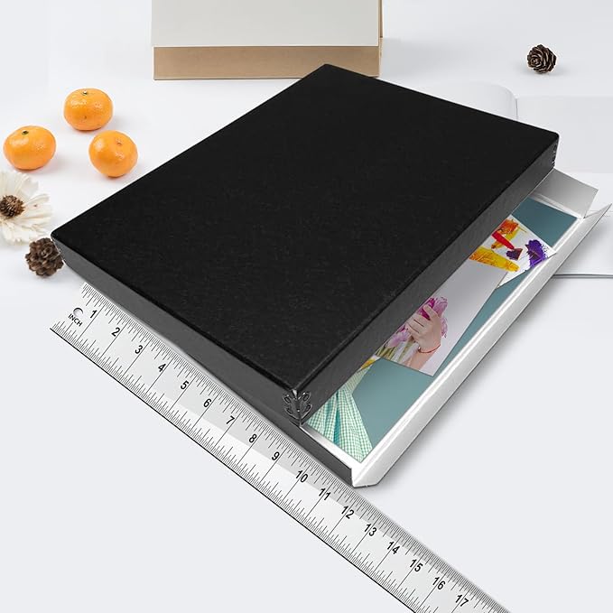 Lineco Museum Archival Storage Box, 11.75x17.75x1.5 in. Drop Front Design. - Image 4