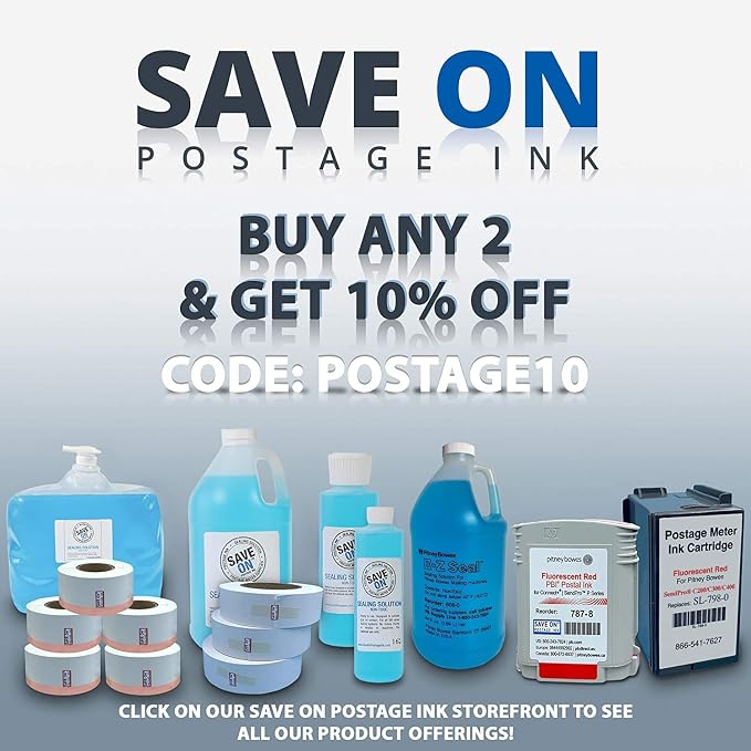 Save On Postage Ink Compatible PB 745-1 Direct Thermal Labels 4" X 6" Shipping - Image 2