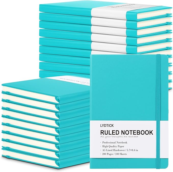 LYDTICK 20 Pack Journals for Writing College Ruled Notebooks Journal in Bulk by LYDTICK