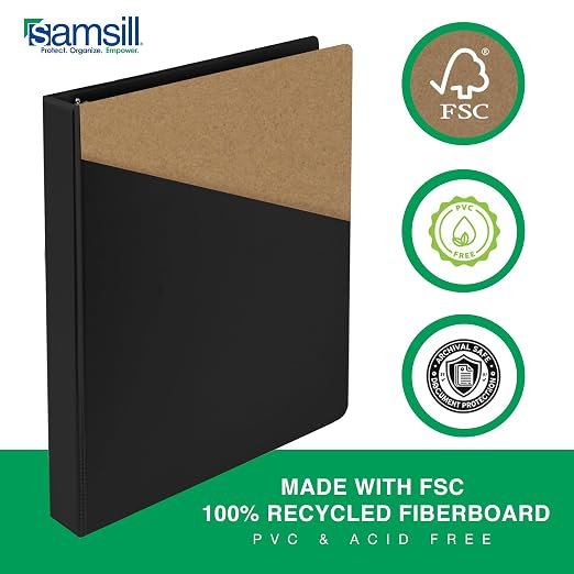 Samsill 3 Inch 3 Ring Binders, Made in USA, Economy Round Ring, 550 Sheet - Image 4