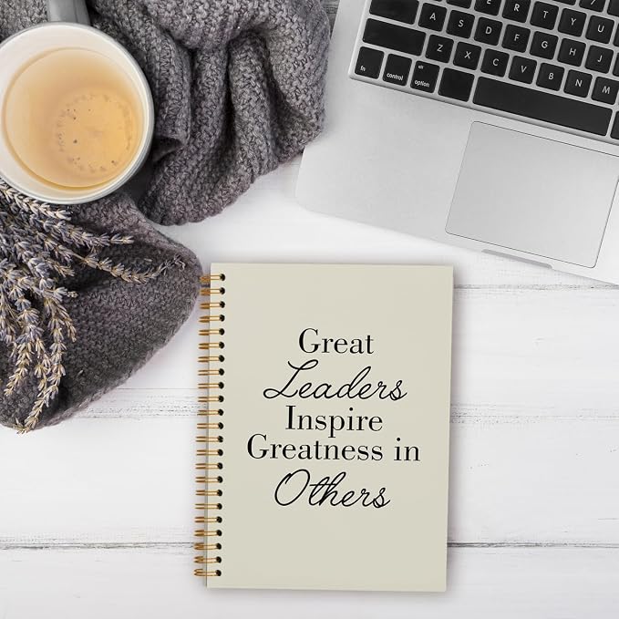 OXW Beige Notebooks for Work, Employee Appreciation Gifts, Leadership Gifts - Image 7